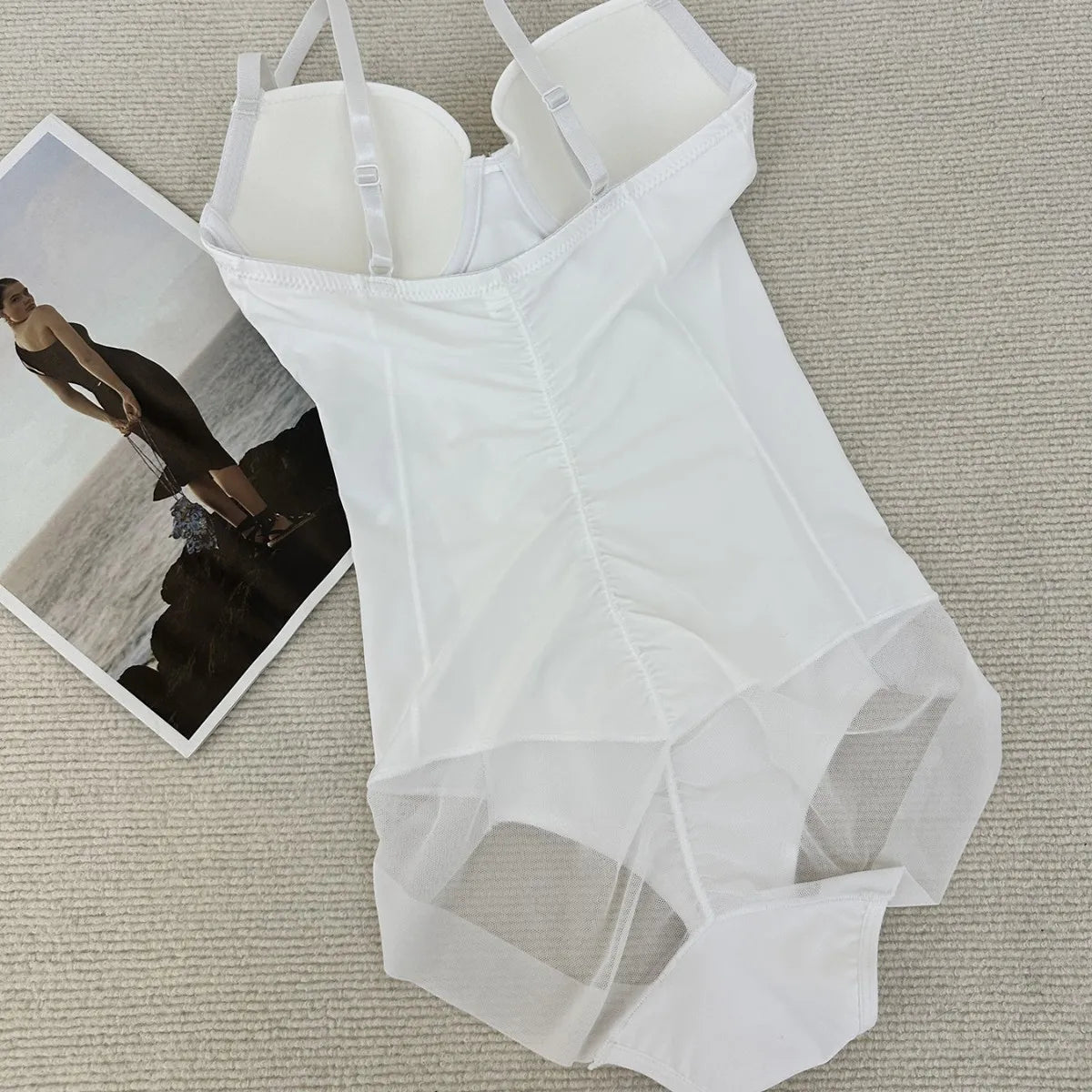 Elegant Shaper Thong Jumpsuit Bras
