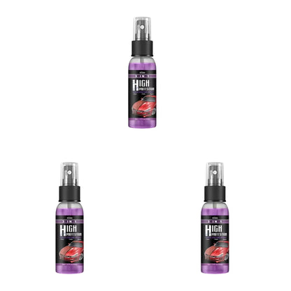 3 in 1 Car Ceramic Coating Spray 30/100Ml Car Scratch Repair Glass Hydrophobic Coating Polishing Spraying Wax Car Paint Care