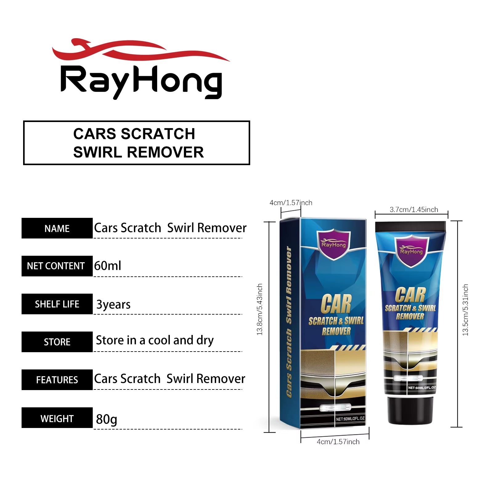 Car Scratch Repair Kit for Repairing Paint Scratches Polishing to Remove Scratches Body Polishing and Anti-Scratch Waxing