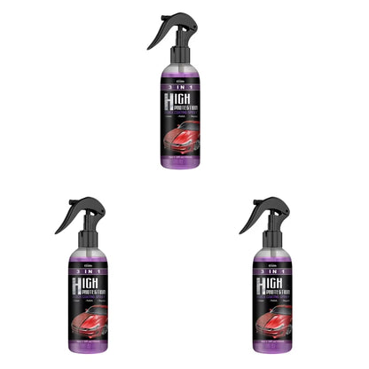 3 in 1 Car Ceramic Coating Spray 30/100Ml Car Scratch Repair Glass Hydrophobic Coating Polishing Spraying Wax Car Paint Care
