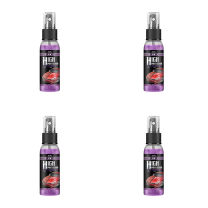 3 in 1 Car Ceramic Coating Spray 30/100Ml Car Scratch Repair Glass Hydrophobic Coating Polishing Spraying Wax Car Paint Care