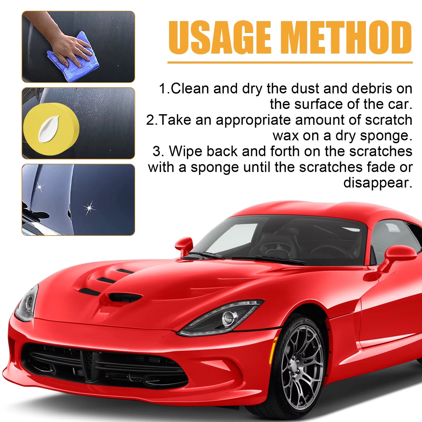 Car Scratch Repair Kit for Repairing Paint Scratches Polishing to Remove Scratches Body Polishing and Anti-Scratch Waxing