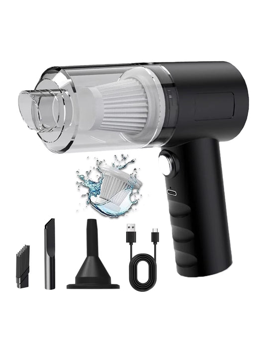 2 in 1 Car Vacuum, Portable Mini Cordless Cleaner, Handheld Vacuum for Home, Car, Office Desk, Powerful Suction