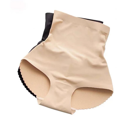 Elegant Butt Lifter Briefs Lady Sponge Padded Butt Push Up Panties