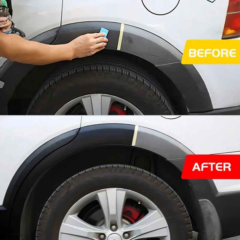 Car Tire Wax Restorer Gloss Enhancer Crystal Clear Plastic Panel Renewal Coating Agent Tire Back to Black Shine Enhancer Polish