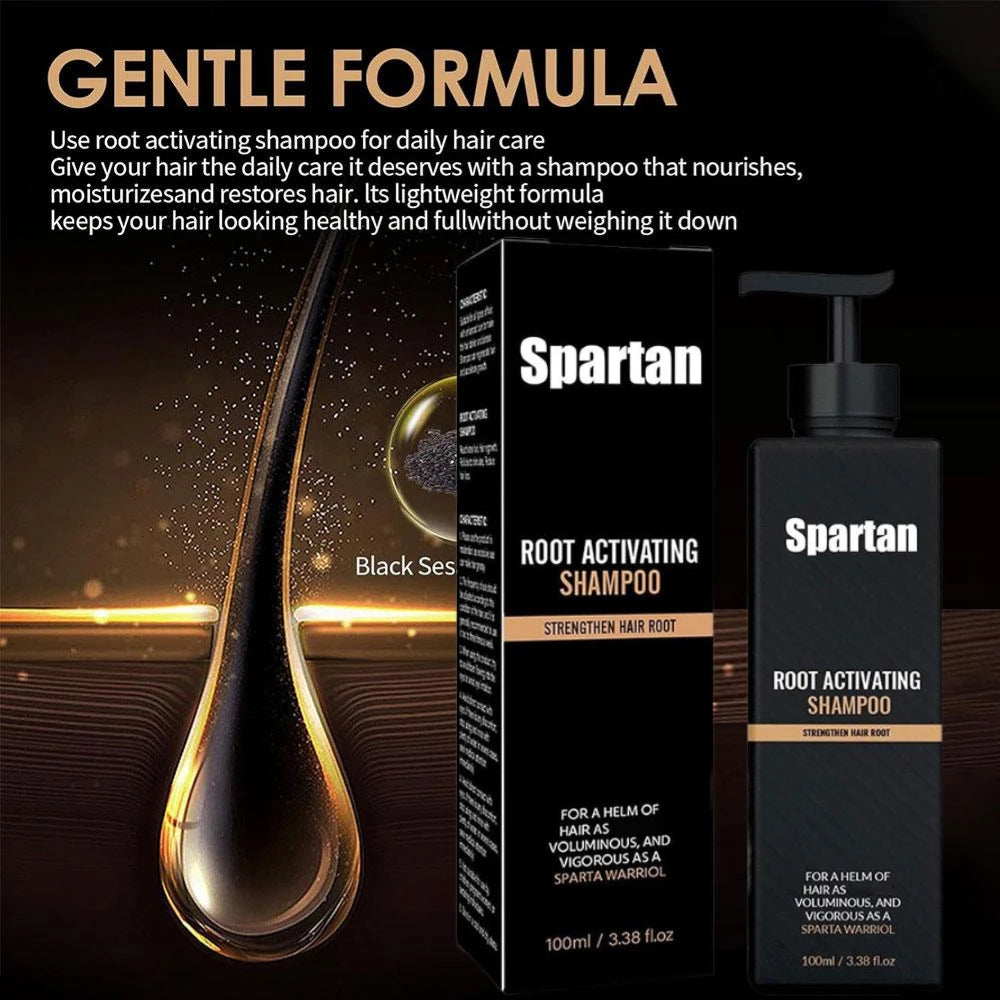Spartan Strengthen Hair Growth Shampoo Anti Frizz Hair Products Scalp.