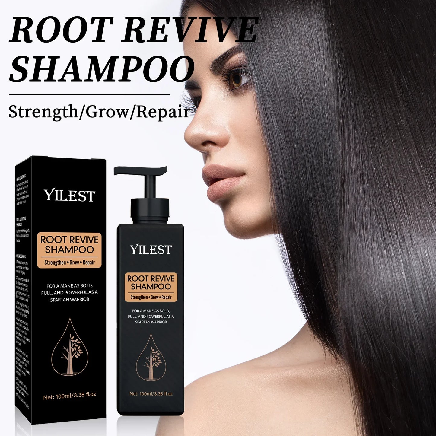 Root Activator Shampoo Fluffy Nourish Care For Thinning Hair Anti Hair Loss Shampoo
