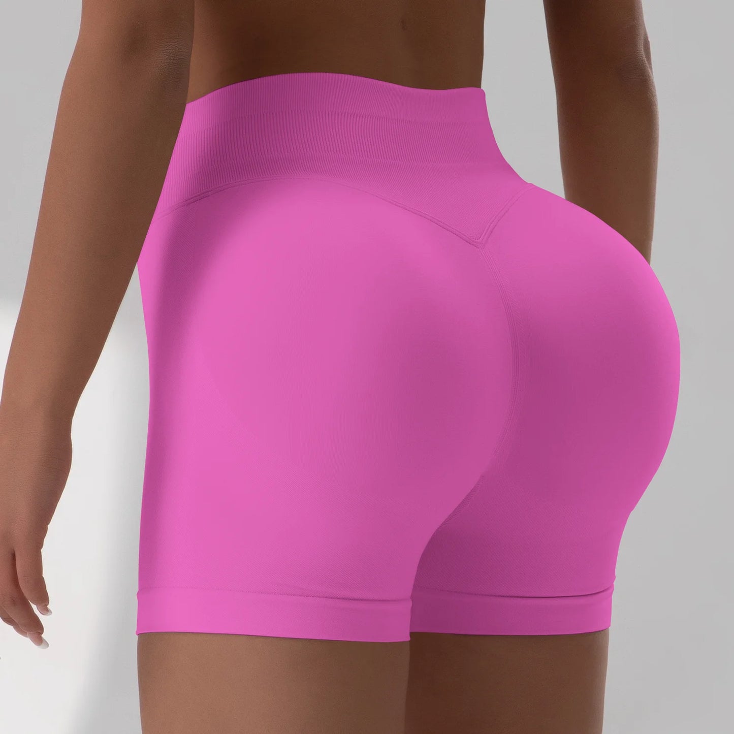 Gym Elegant Short Workout Scrunch Butt Yoga Leggings