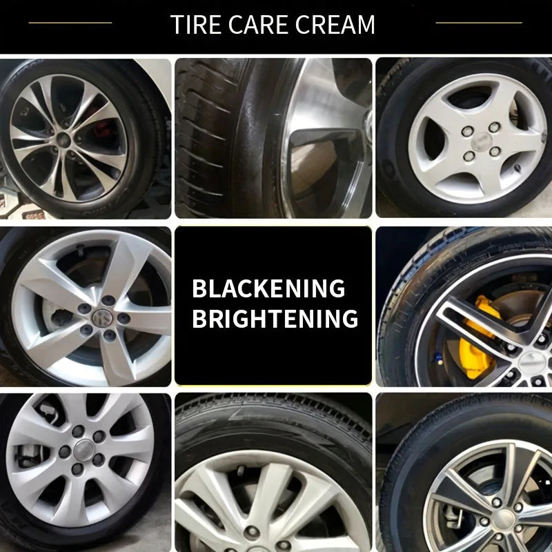 Car Tire Wax Restorer Gloss Enhancer Crystal Clear Plastic Panel Renewal Coating Agent Tire Back to Black Shine Enhancer Polish