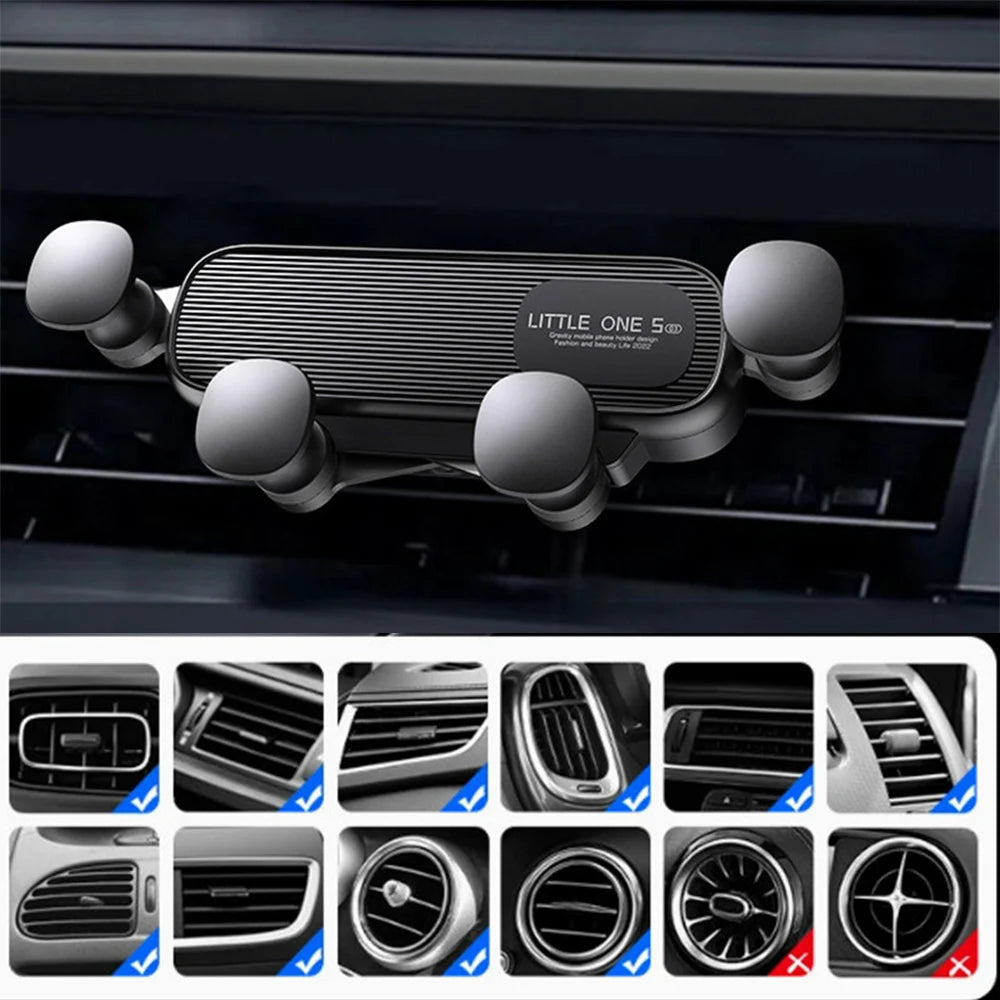 Cell Phone Holder in Car Mobile Support For iPhone 16 Xiaomi Huawei Universal GPS Stand
