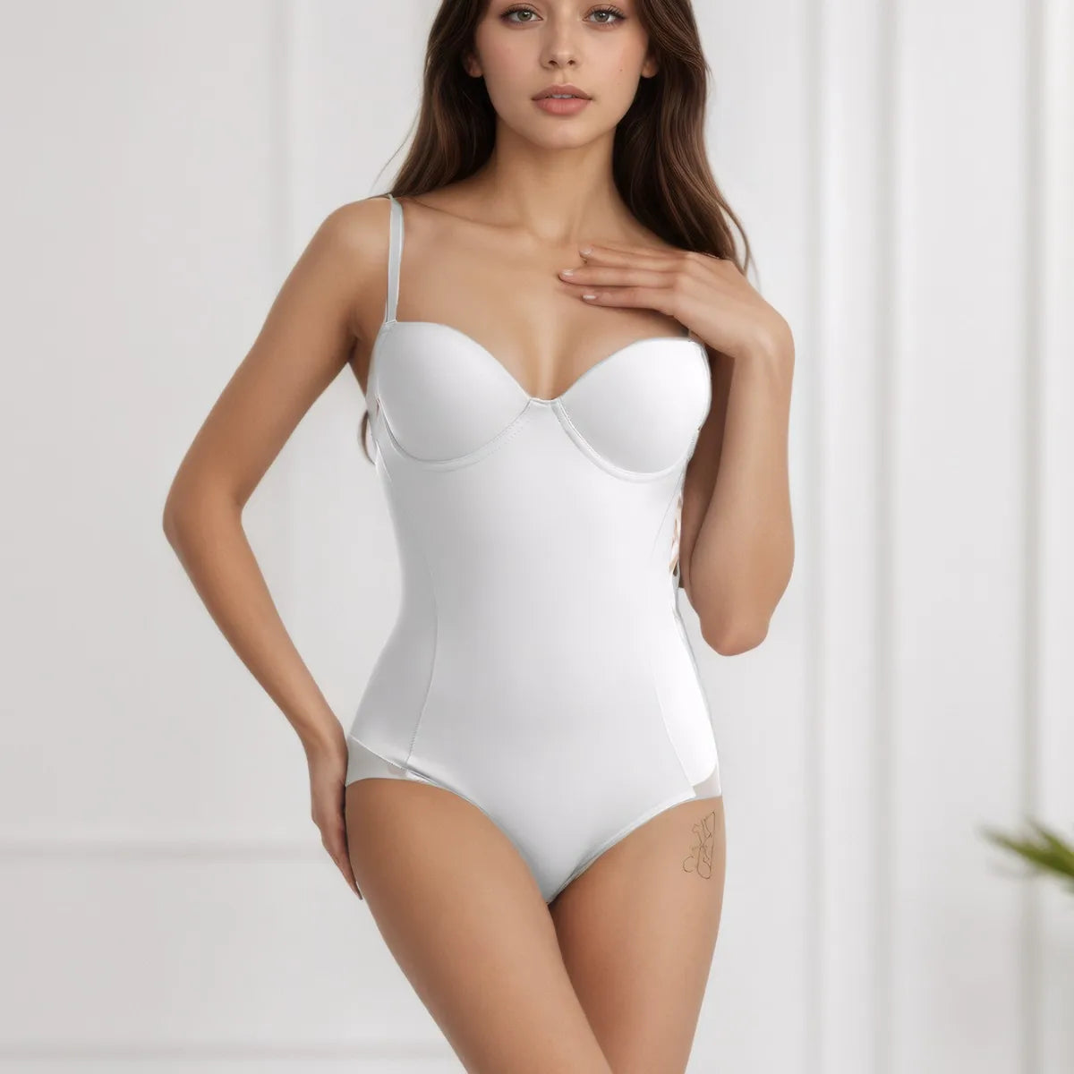 Elegant Shaper Thong Jumpsuit Bras