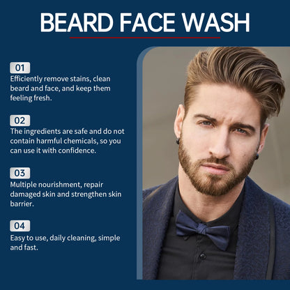 Sandalwood Oil Beard Shampoo Nourish Beard Improve