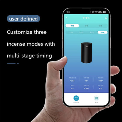 Portable Car Perfume Aroma Diffusers  APP Connected
