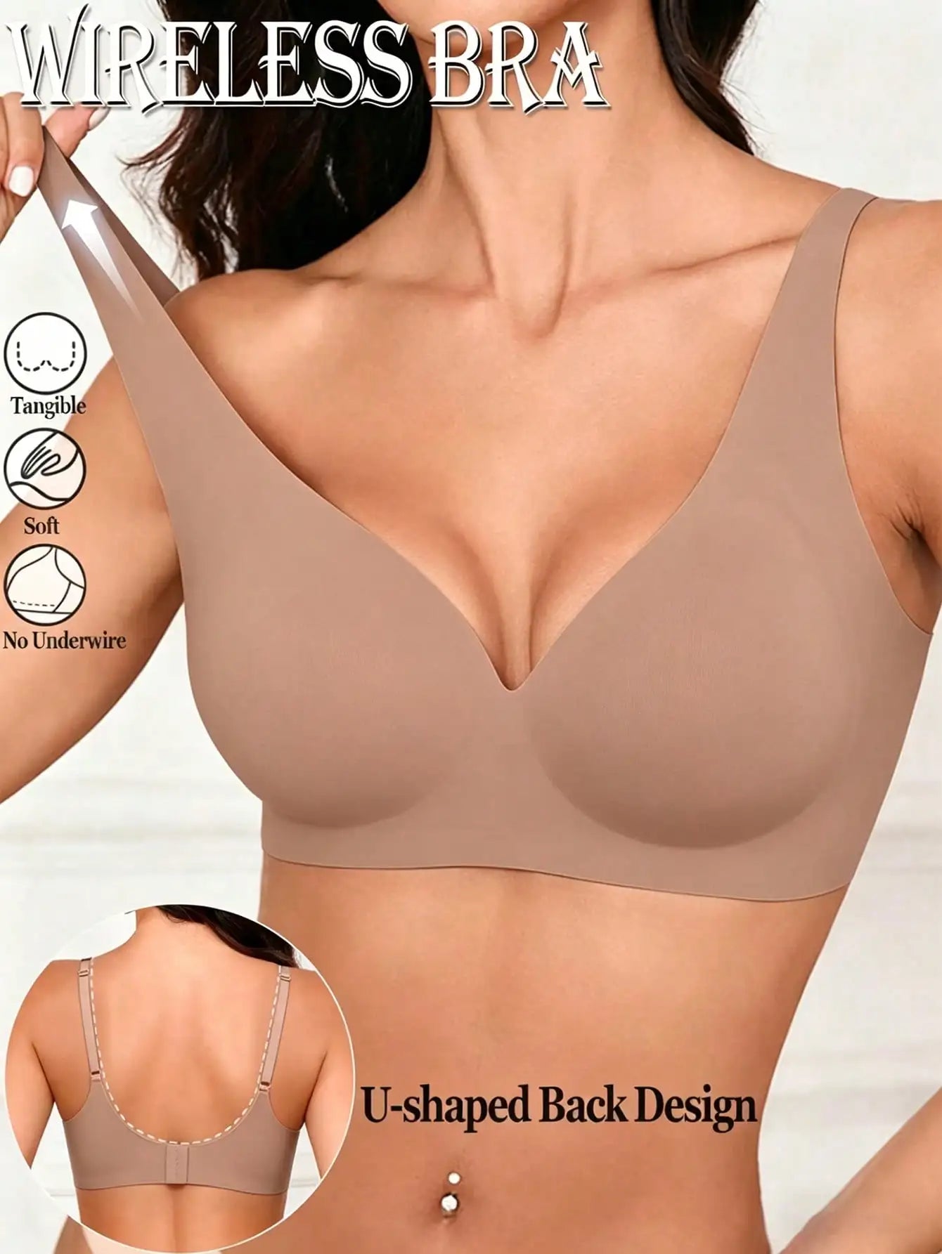 Invisible-Effect Push-Up Elegant Bra