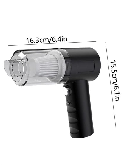 2 in 1 Car Vacuum, Portable Mini Cordless Cleaner, Handheld Vacuum for Home, Car, Office Desk, Powerful Suction