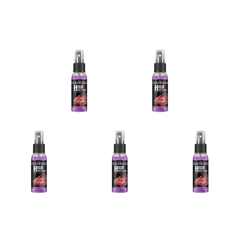 3 in 1 Car Ceramic Coating Spray 30/100Ml Car Scratch Repair Glass Hydrophobic Coating Polishing Spraying Wax Car Paint Care