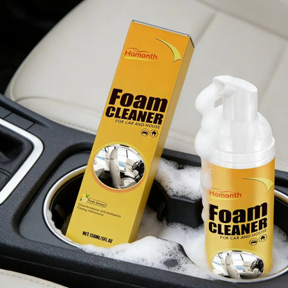 Car Foam Cleaner Spray Multi-Function Car Leather Cleaning Stain Remover Car Interior Cleaning Products Foam Car Seat Cleaner