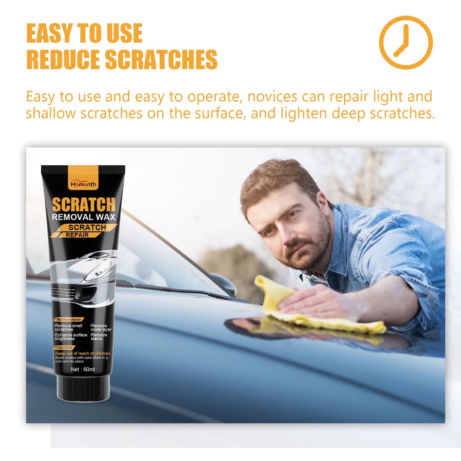 Car Scratch Repair Kit for Repairing Paint Scratches Polishing to Remove Scratches Body Polishing and Anti-Scratch Waxing